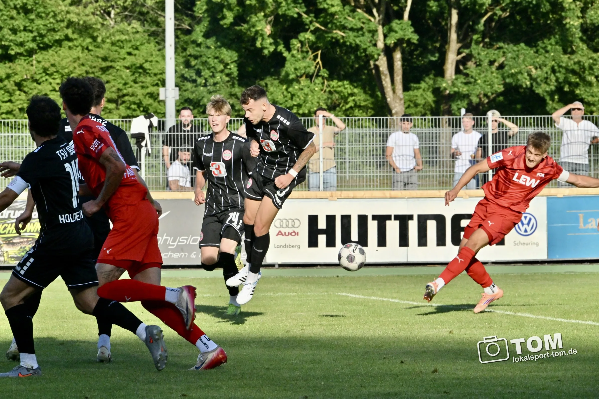 18 Fotos vom ersten Regionalliga-Spiel des TSV Landsberg im Sportzentrum gegen den FC Memmingen. (Bild 15 von 18)